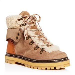 NWOT See By Chloe Sherpa Snow Boots
